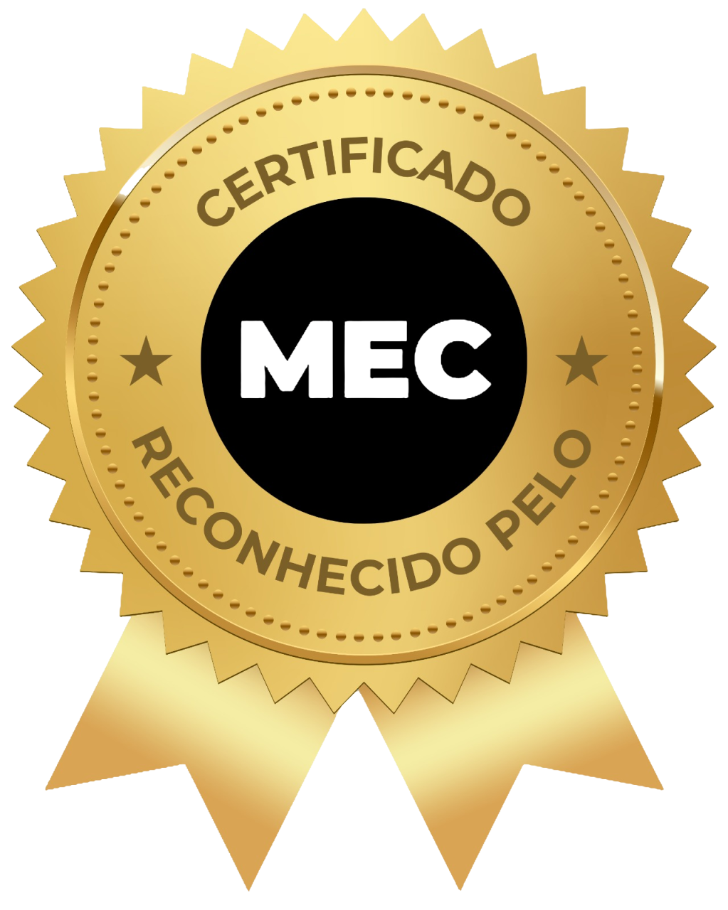 Certificado reconhecido pelo MEC